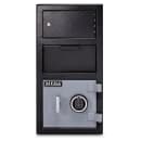 Mesa MFL2014E-OLK BLKGR 1 1/2 cu ft 2 Compartment Drop Safe w/ Electronic Lock thumbnail 4