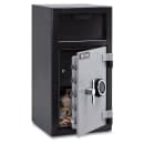 Mesa MFL2714E-ILK BLKGR 1.3 cu ft 2 Compartment Drop Safe w/ Electronic Lock thumbnail 4