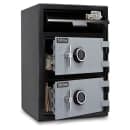 Mesa MFL3020EE BLKGR 3.6 cu ft 2 Compartment Drop Safe w/ Electronic Lock thumbnail 4