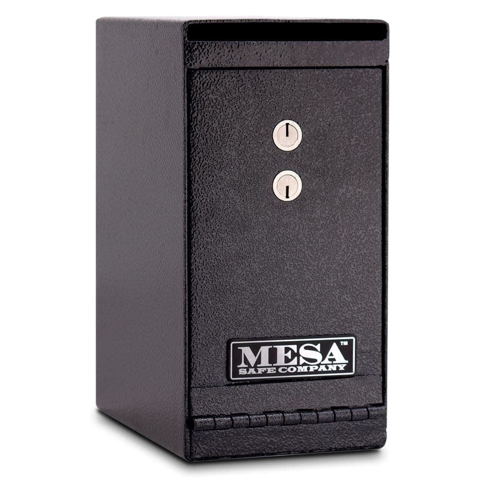 Mesa MUC1K .2 cu ft Under Desk Safe w/ Deposit Slot & Key Lock