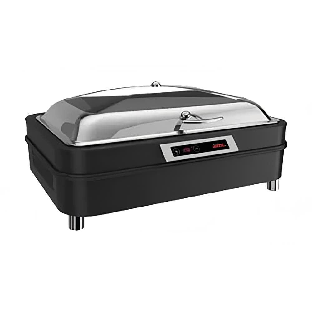 Spring USA HC380-CT 8 qt Hot/Cold Rectangular Chafer w/ Glass Top - Titanium, 110v