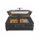 Spring USA HC380-CT 8 qt Hot/Cold Rectangular Chafer w/ Glass Top - Titanium, 110v thumbnail 2