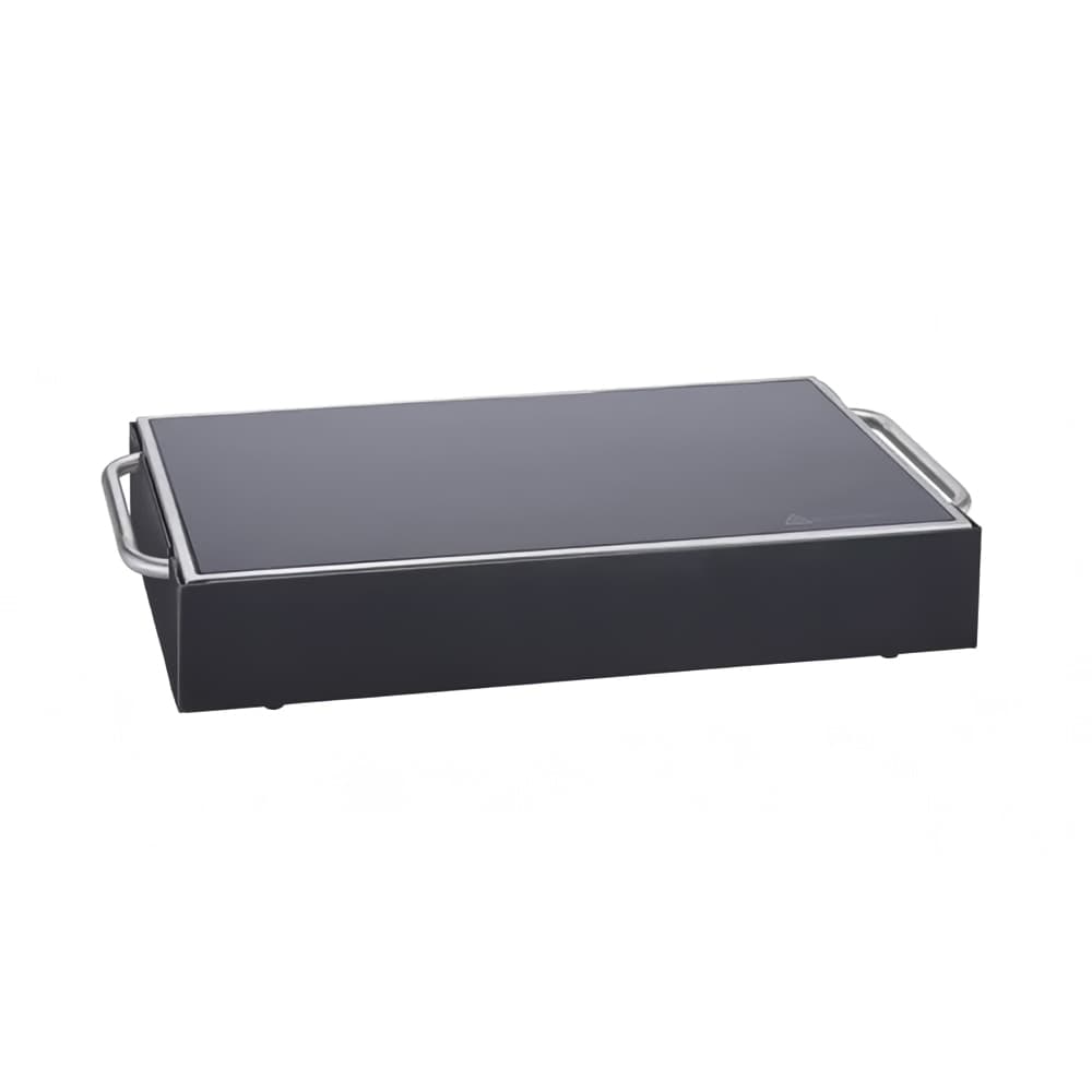 Spring USA ST-1220-T Countertop Warming Tray w/ Handles - 24" x 13 3/4", Black Titanium, 110 120v