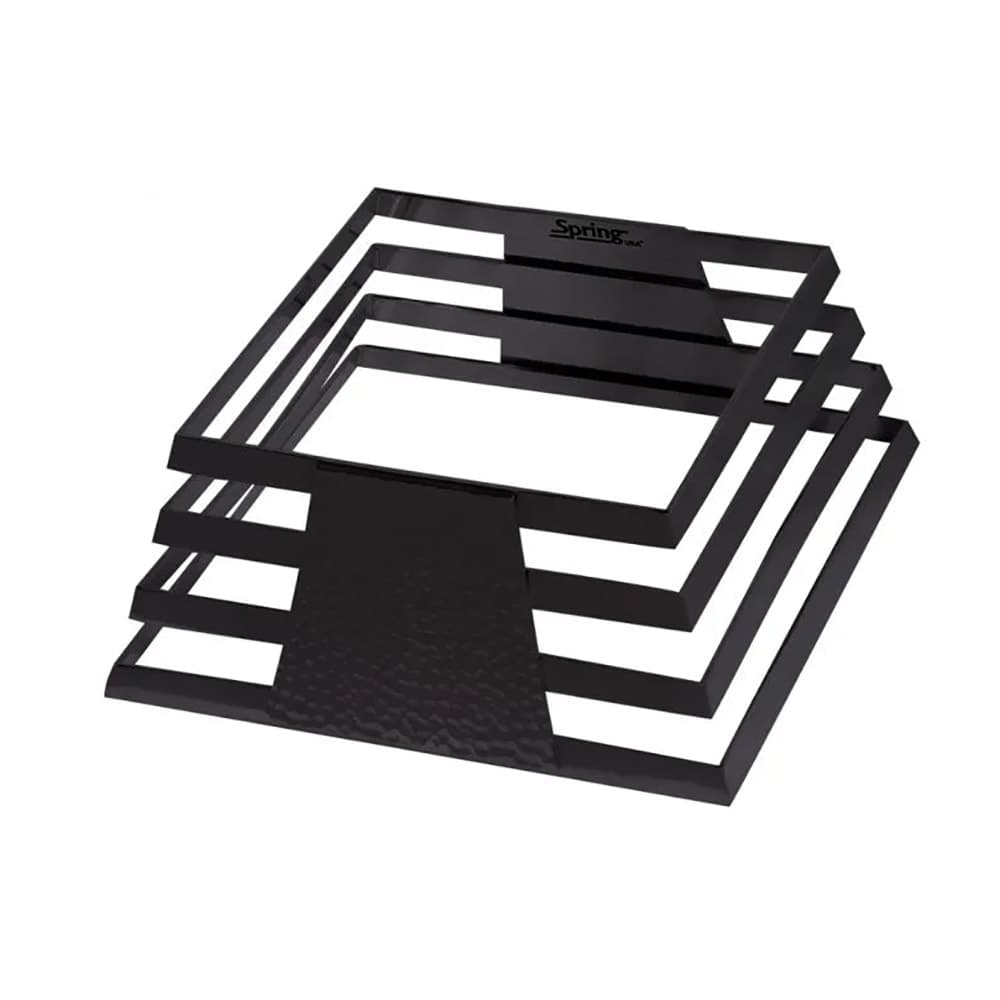 Spring USA XC1124-8 Multi Level Tower Display - 4 3/8" x 8", Titanium Coated, Stainless