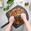 Epicurean 22" Pizza Peel w/ 13" x 12" Blade - Paper Composite, Slate (407-221202) thumbnail 2