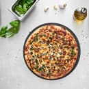Epicurean 14" Round Pizza Board - Paper Composite, Slate (429-001402) thumbnail 2