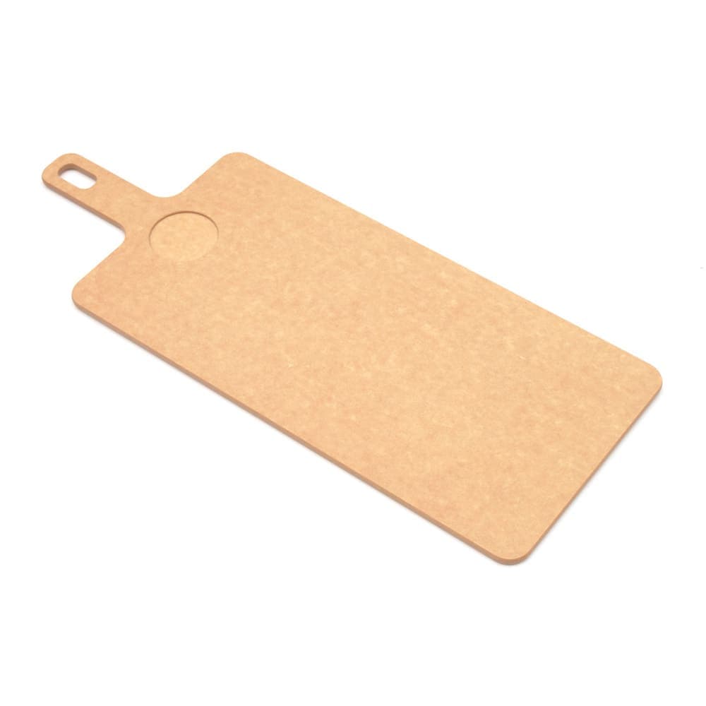 Epicurean Rectangular Serving Paddle - 19" x 7 1/2", Paper Composite, Natural (429-197501R)