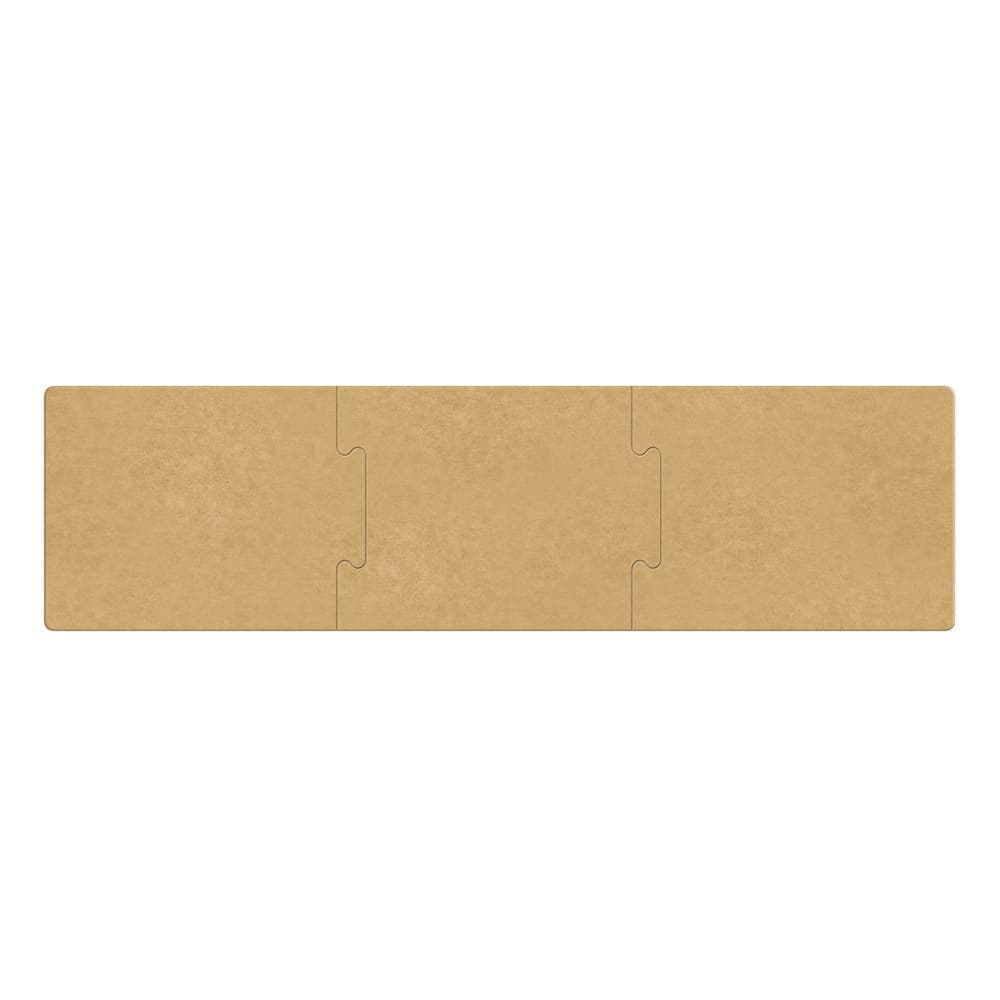 Epicurean 3-Piece Stock Puzzle Board - 12" x 48", Composite Wood, Natural (629-481201)