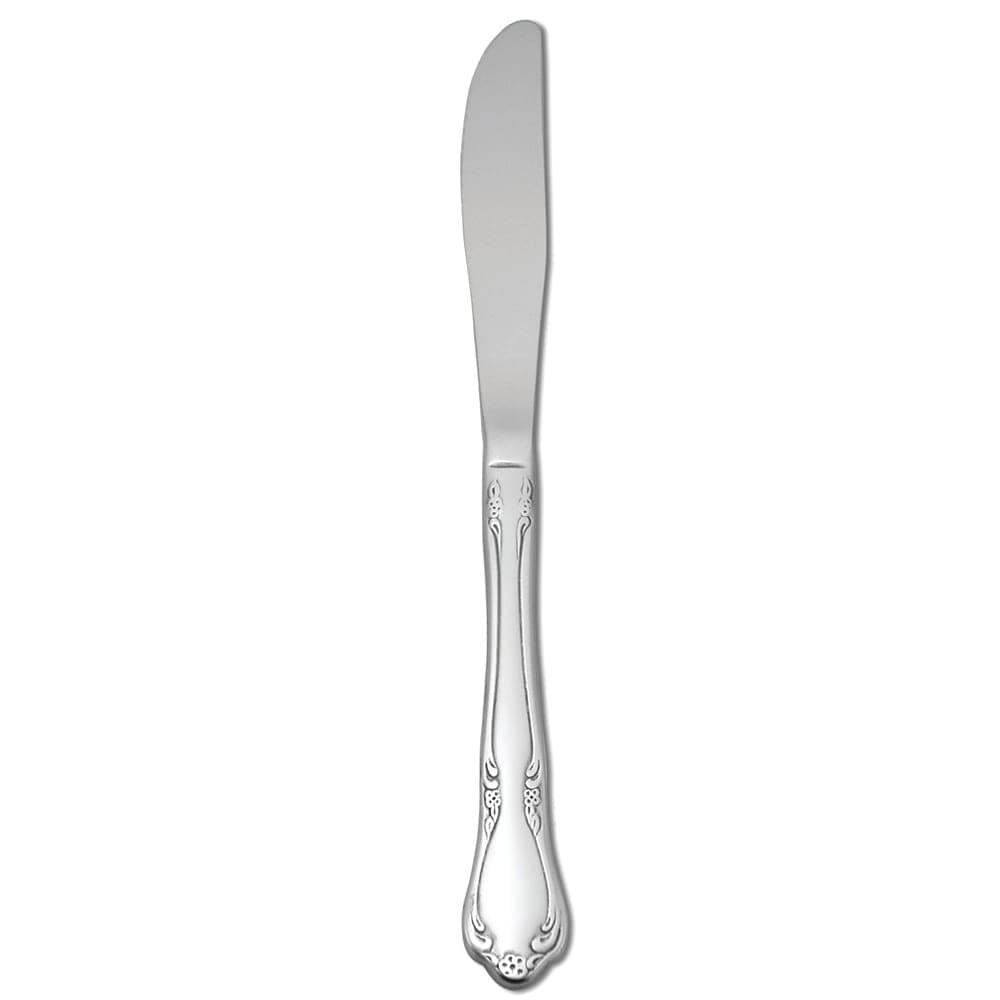 Oneida 8 1/4" Dinner Knife with 18/8 Stainless Grade, Scroll Pattern (2610KPVF)
