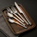 Oneida 10" Steak Knife with 18/0 Stainless Grade, Chef's Table Hammered™ Pattern (B327KSSF) thumbnail 2