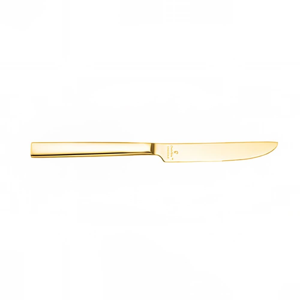 Oneida 9 1/2" Dinner Knife with 18/0 Stainless Grade, Chef's Table Gold™ Pattern (B408KDTF)