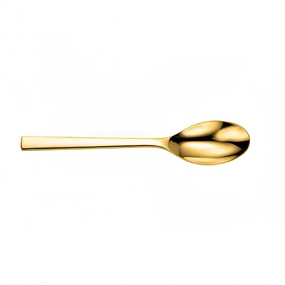 Oneida 7" Dessert Spoon with 18/0 Stainless Grade, Chef's Table Gold™ Pattern (B408SDEF)