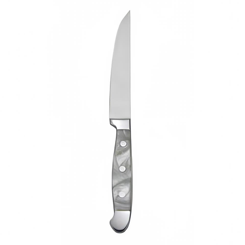 Oneida 9 1/4" Steak Knife - Stainless Steel, Crest Pearl Pattern (B907KSSA)