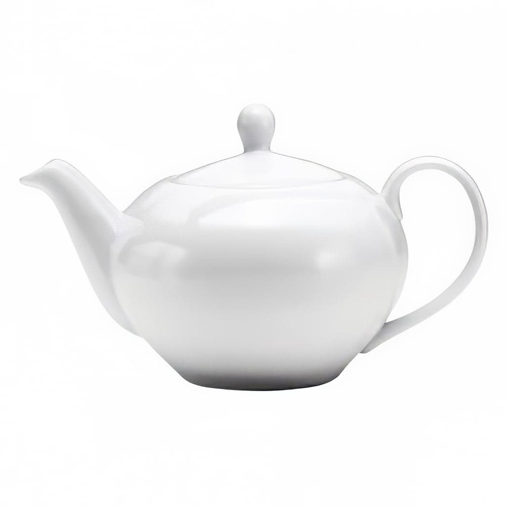 Oneida 15 1/4 oz Buffalo Teapot - Porcelain, Bright White (F8010000860)