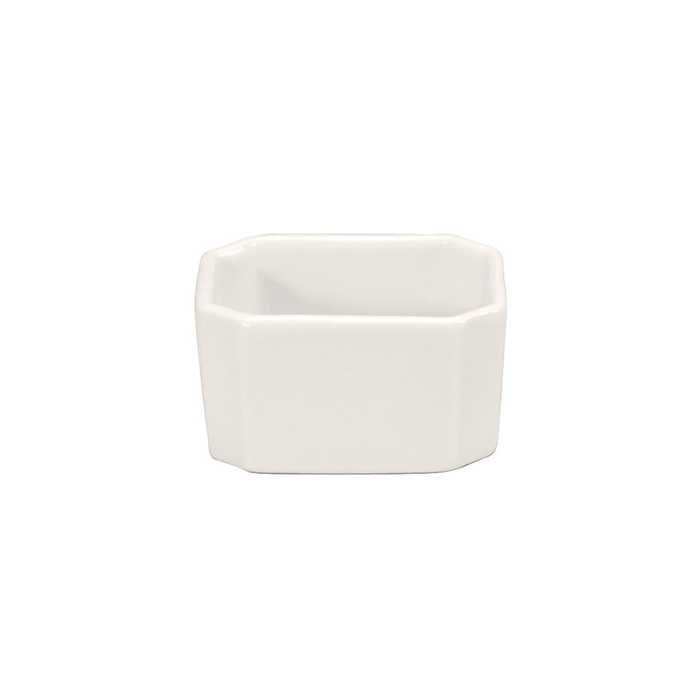 Oneida Buffalo Sugar Packet Holder - 3 1/4" x 2 5/8", Porcelain, Cream White (F9010000906)