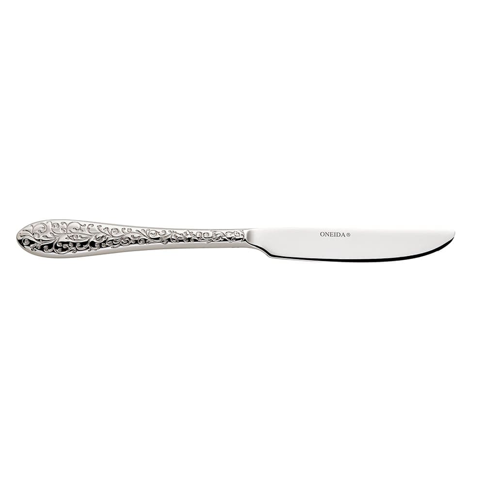 Oneida 7" Butter Knife with 18/10 Stainless Grade, Ivy Flourish Pattern (T638KBVF)