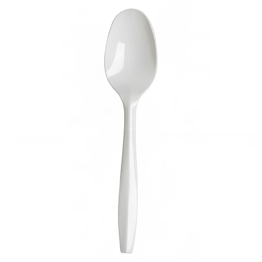 Dixie PTM21 5 3/4" Medium Weight Disposable Teaspoon - Polypropylene, White