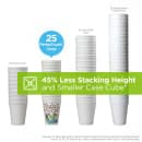 Dixie 5338CD PerfecTouch® 8 oz Disposable Hot Cup - Paper, Printed thumbnail 5