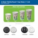 Dixie 5342CD PerfecTouch® 12 oz Disposable Hot Cup - Paper, Printed thumbnail 2