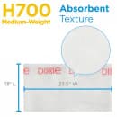 Dixie 29423 Reusable Foodservice Towel - White thumbnail 5