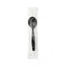 Dixie SH53C7 5 3/4" Heavy Weight Disposable Soup Spoon - Polystyrene, Black thumbnail 2