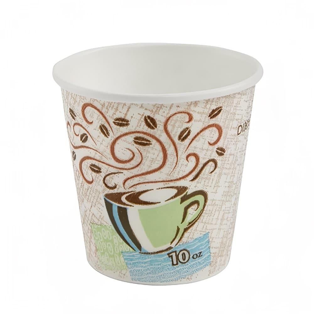 Dixie 5310DX PerfecTouch® 10 oz Disposable Hot Cup - Paper, Printed