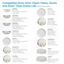 Dixie SX12PATH Dixie Ultra® 12 oz Disposable Bowl - Paper, White thumbnail 3