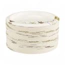 Dixie UX9PATH 8 1/2" Disposable Plate - Medium Weight, Paper, White thumbnail 2
