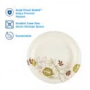 Dixie UX9WS 8 1/2" Disposable Plate - Medium Weight, Paper, White thumbnail 5