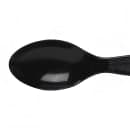 Dixie TH53C7 6" Heavy Weight Disposable Teaspoon - Polystyrene, Black thumbnail 2