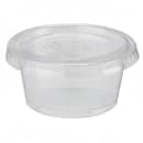 Dixie PP20CLEAR 2 oz Portion Cup - Plastic, Clear thumbnail 2