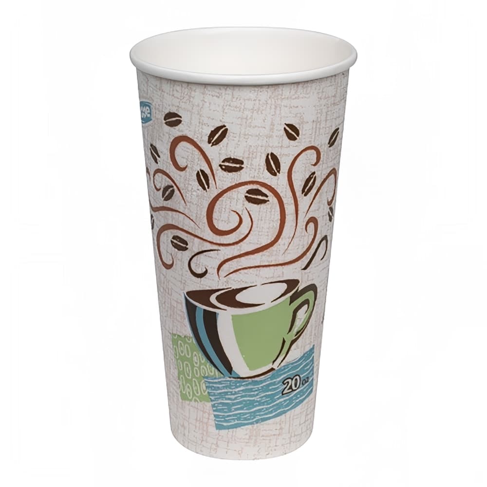 Dixie 5320CD PerfecTouch® 20 oz Disposable Hot Cup - Paper, Printed