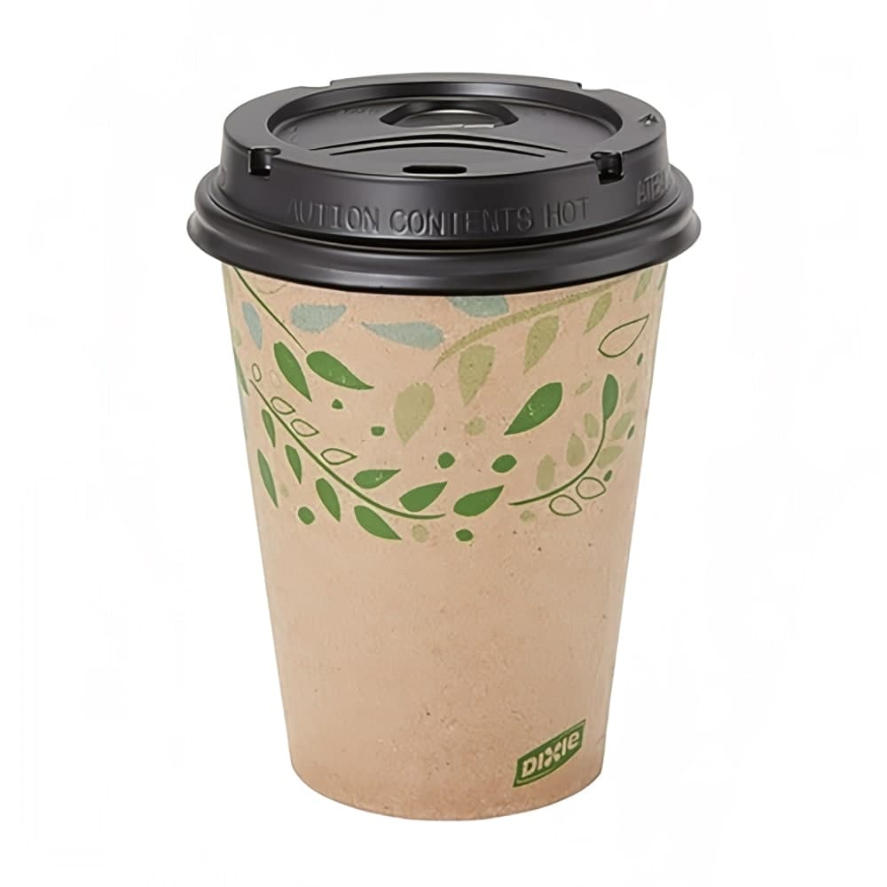 Dixie 2342R ecosmart® 12 oz Disposable Hot Cup - Paper, Printed