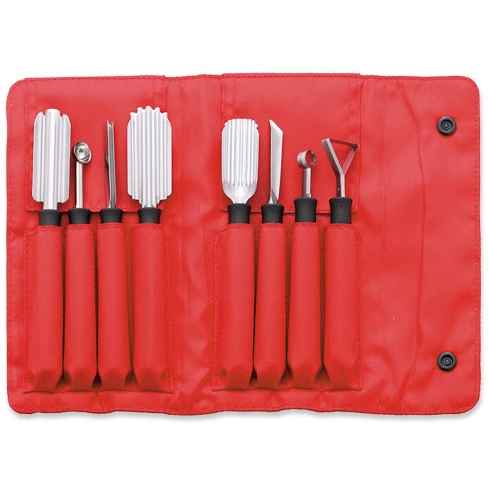 Louis Tellier 8 Piece Special Carving Tool Set w/ Nylon Roll Bag (908310802)