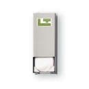 Louis Tellier Wall Mount Disposable Mask Dispenser - 11 3/5"W x 10 1/5"H, Stainless Steel (B1010) thumbnail 2