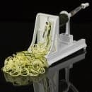 Louis Tellier Manual Vegetable Spiral Slicer w/ (4) Blades - White (BN5) thumbnail 2