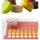 Silikomart Macaron Baking Mat - 15 3/4" x 11 3/4", Silicone, Red (MAC01) thumbnail 2