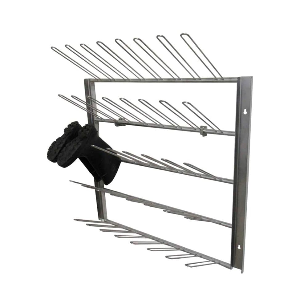 SSL Industries 42 3/4" Wall Mount Boot Rack, Stainless Steel (SSL-1075)