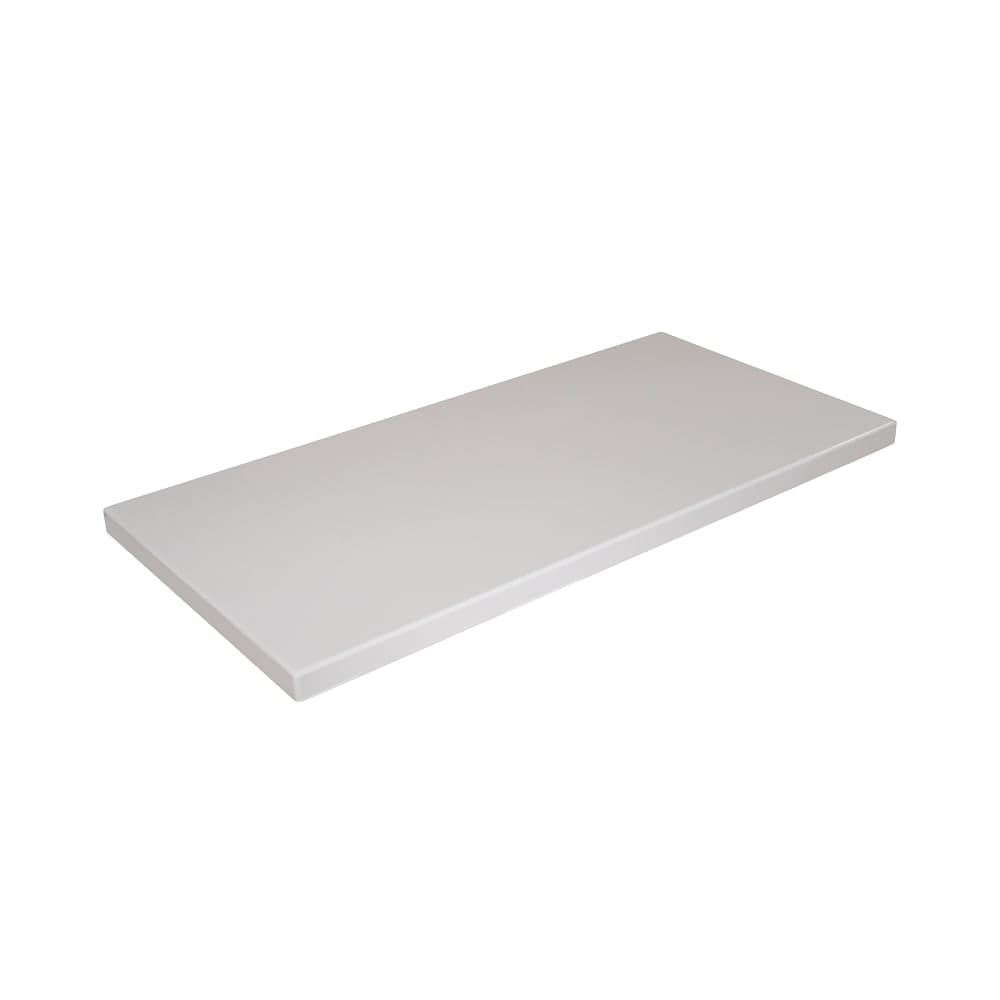 American Tables & Seating 30" x 60" Rectangular Resin Table Top, Pure White (ATR3060-PW)