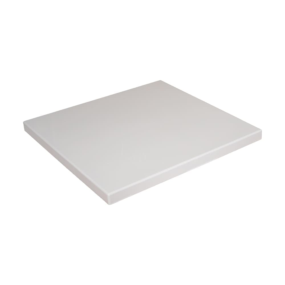 American Tables & Seating 36" Square Resin Table Top, Pure White (ATR3636-PW)