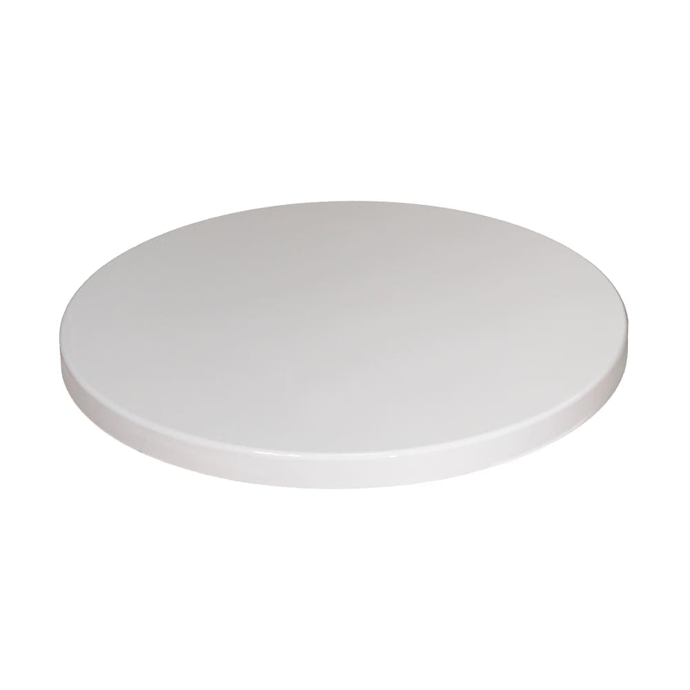 American Tables & Seating 36" Round Resin Table Top, Pure White (ATR36-PW)