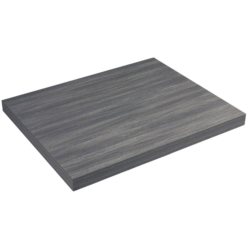 American Tables & Seating 30" x 48" Rectangular Laminate Table Top, Standard Light Gray (ATE3048-GY)