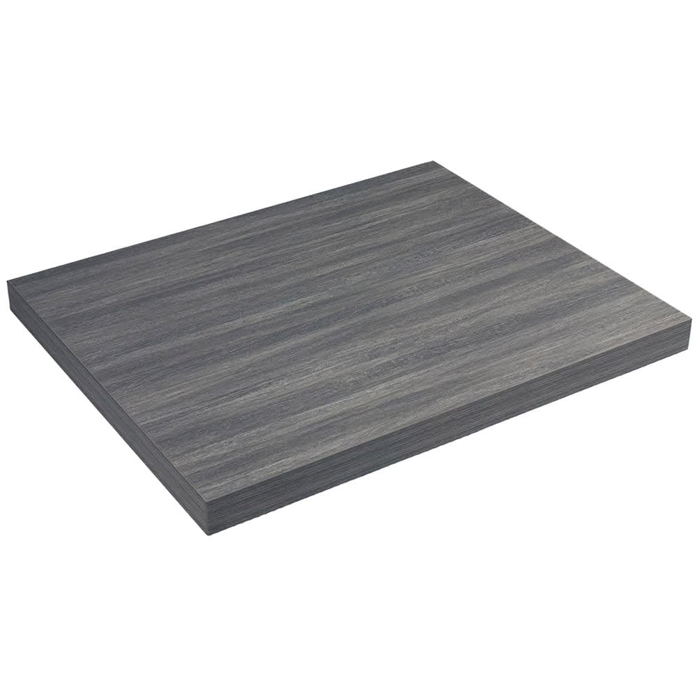 American Tables & Seating 30" x 72" Rectangular Laminate Table Top, Standard Light Gray (ATE3072-GY)