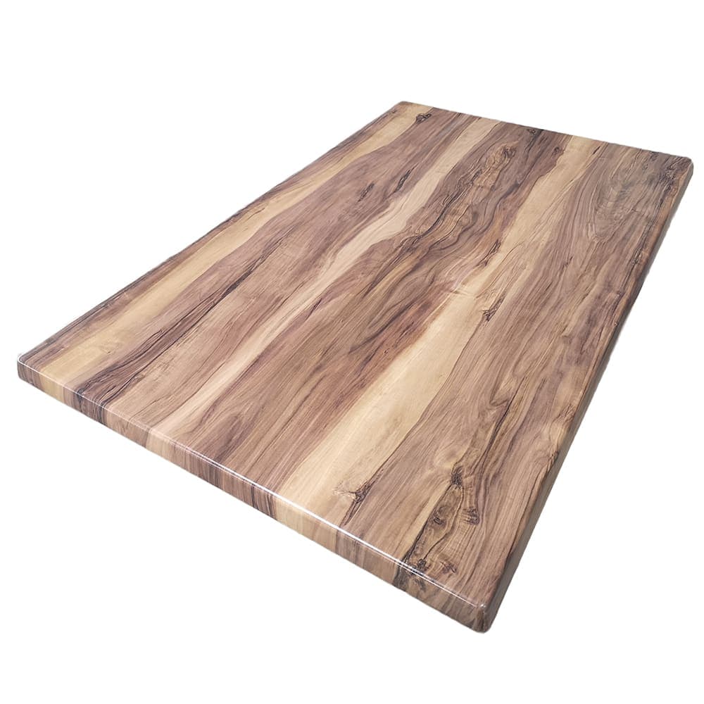 American Tables & Seating 31 1/2" x 47 1/5" Rectangular Laminate Table Top - Indoor/Outdoor, Indian Rose (ATS-ATO3048-213)