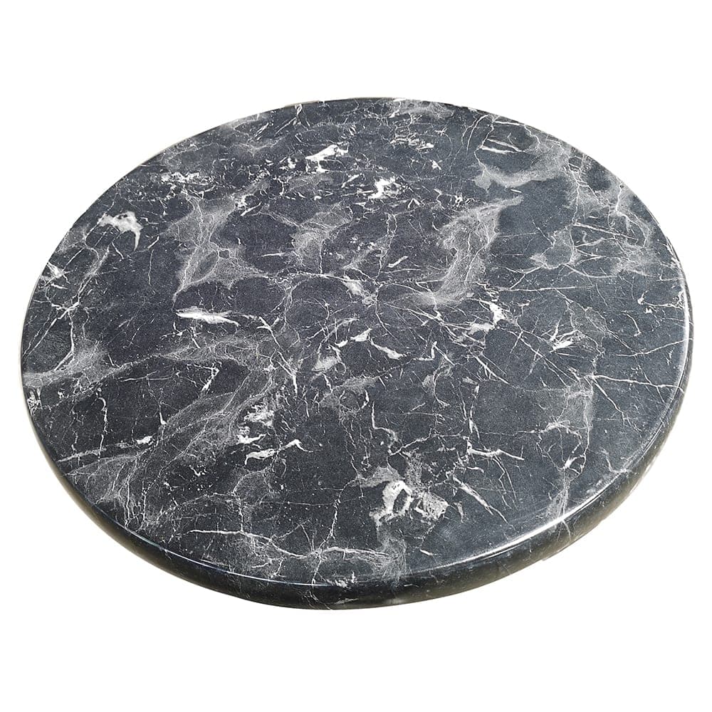 American Tables & Seating 35 1/2" Round Laminate Table Top - Indoor/Outdoor, Alcantara Black (ATS-ATO36-202)