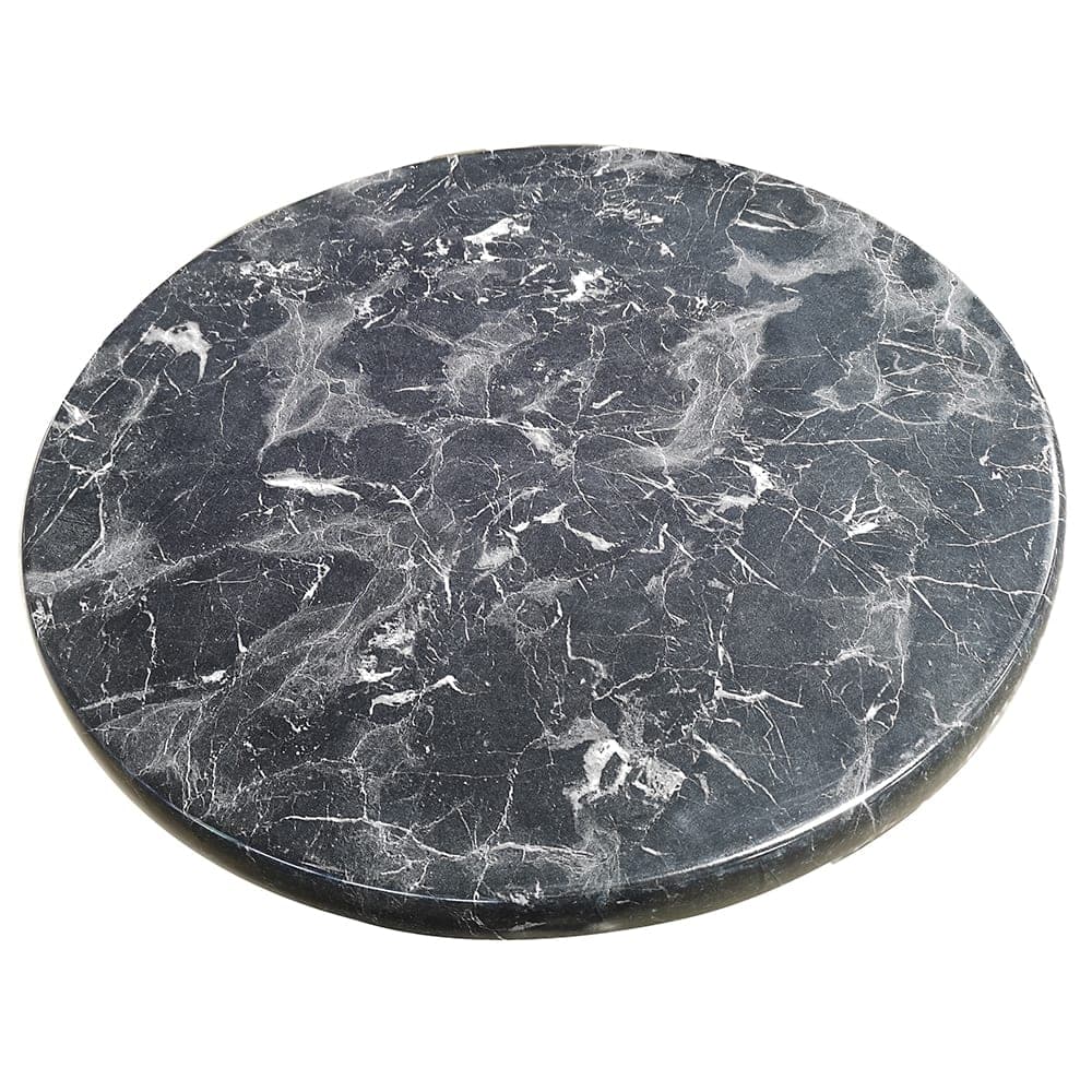 American Tables & Seating 47 1/5" Round Laminate Table Top - Indoor/Outdoor, Alcantara Black (ATS-ATO48-202)