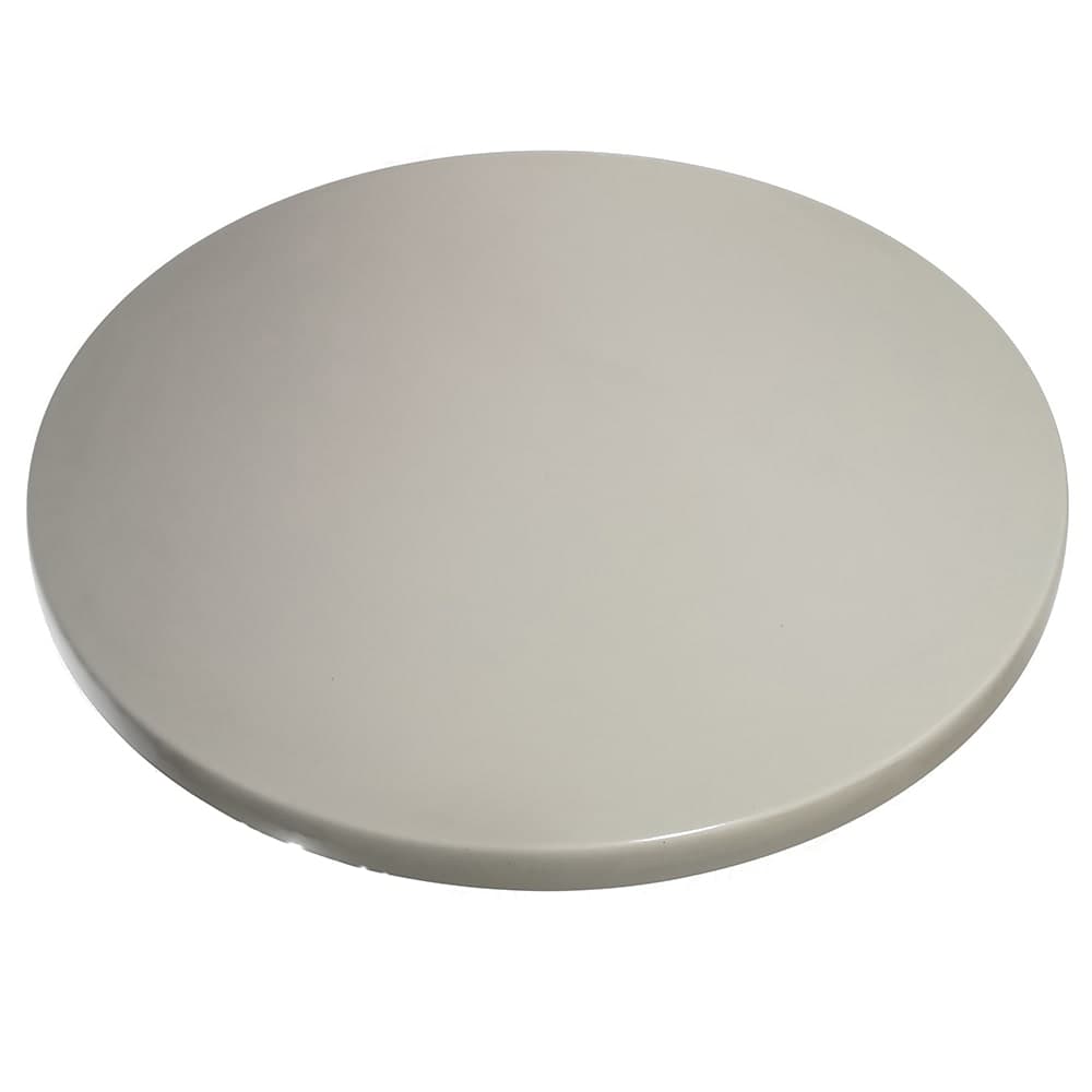 American Tables & Seating 47 1/5" Round Laminate Table Top - Indoor/Outdoor, Pearl White (ATS-ATO48-214)