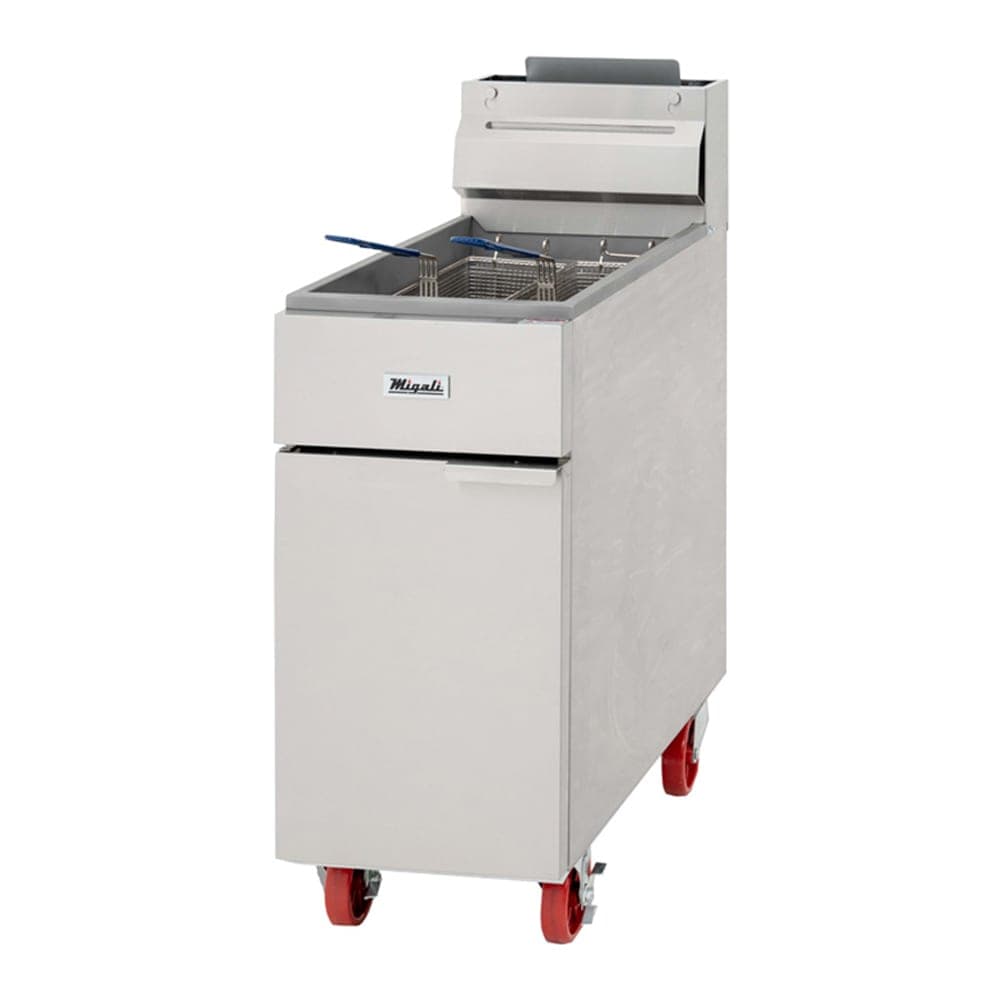Migali C-F35-NG Competitor Series® Gas Fryer - (1) 35 lb Vat, Floor Model, Natural Gas