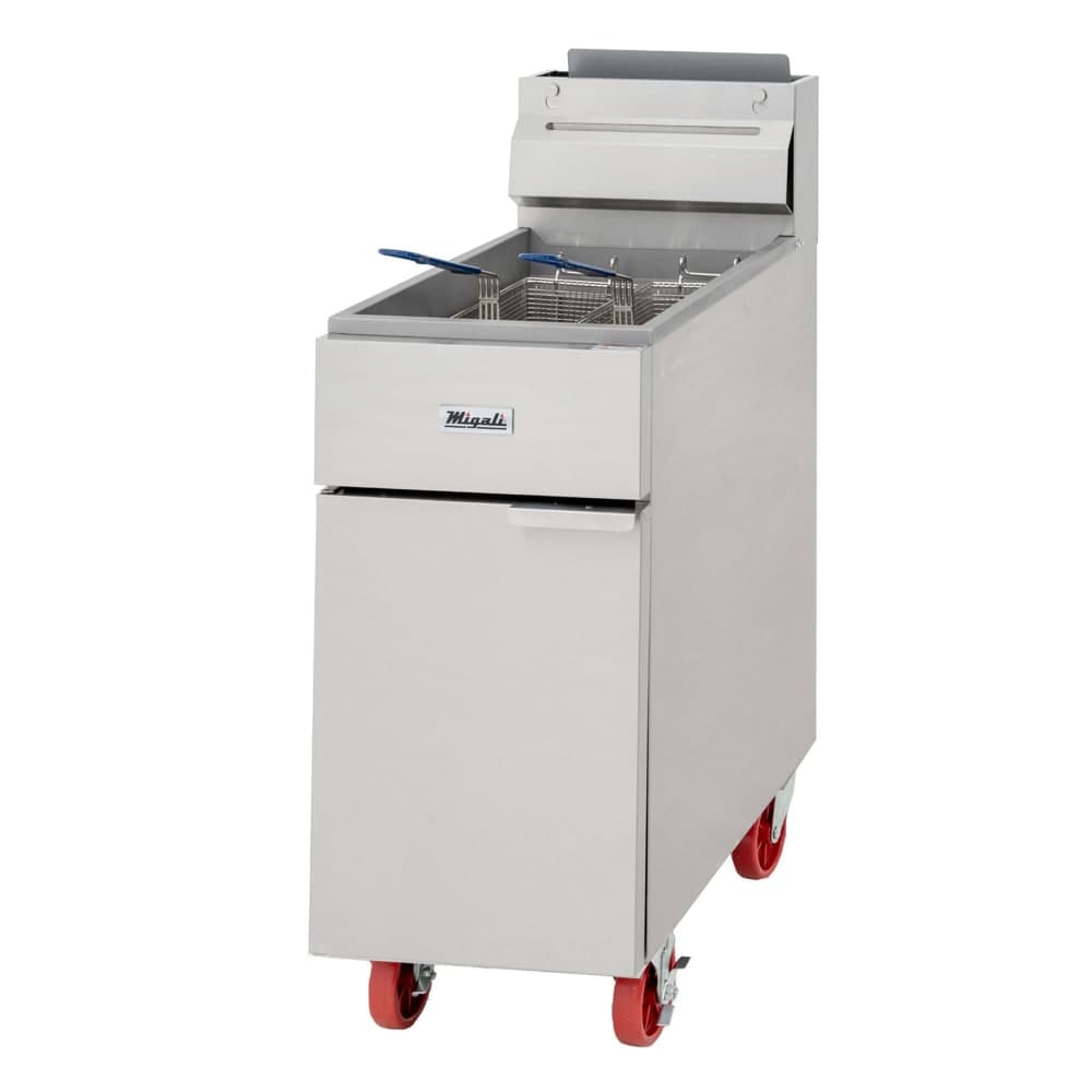 Migali C-F50-LP Gas Fryer - (1) 50 lb Vat, Floor Model, Liquid Propane