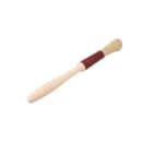 Matfer Bourgeat 116020 1/2" Flat Pastry Brush - Natural Bristles, Plastic Handle thumbnail 2